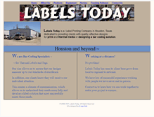 Tablet Screenshot of labelstoday.com